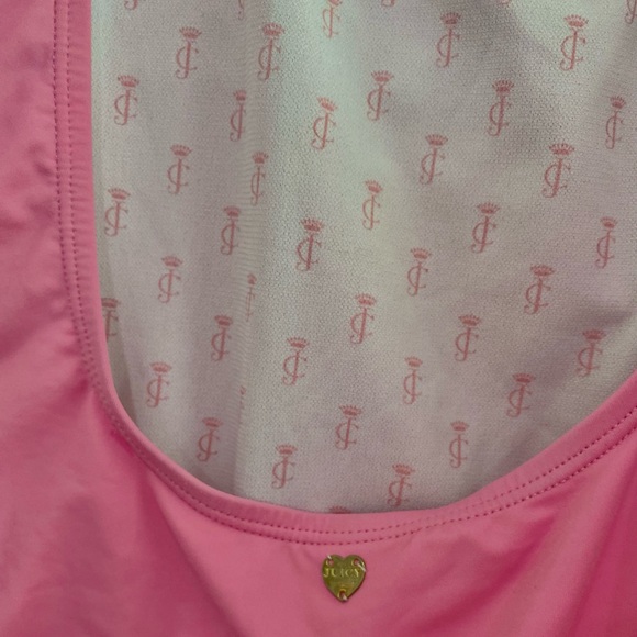 Pink Juicy Couture One Piece Bathing Suit - Picture 4 of 4